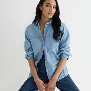JCrew Classic Fit Chambray Shirt